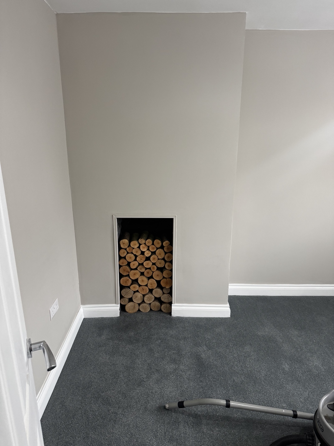 Completed living room refurbishment